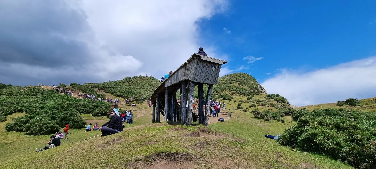 Tramo de sendero que conduce al mirador — Cascadas de Tocoihue, Dalcahue